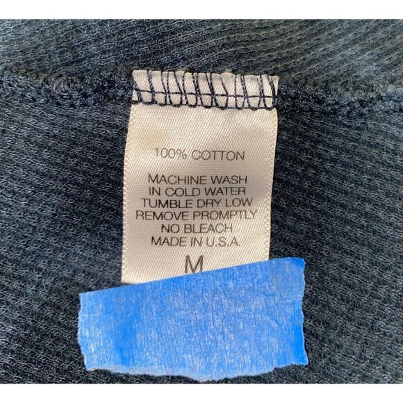 Womens M Blue Tie-Dye Tunic Top With Rhinestone Fleur-De-Lis & Cross Design By C - Picture 5 of 5